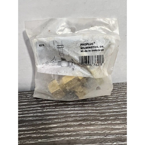 2 PCS 5/8" OD (1/2" NOM) X 3/8" OD 1/4TURN COMPRESSION ANGLE STOP VALVE pro plus - Picture 4 of 5